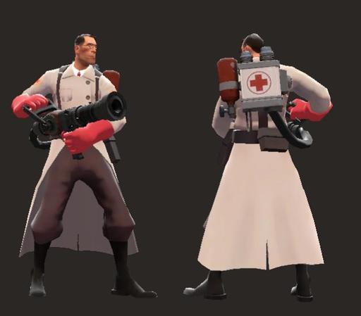 Team Fortress 2 - Трудовые будни Медика на полях сражений TF2