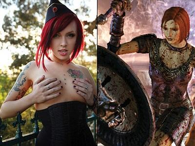 Dragon Age: Начало - Девушки Dragon Age в журнале Maxim