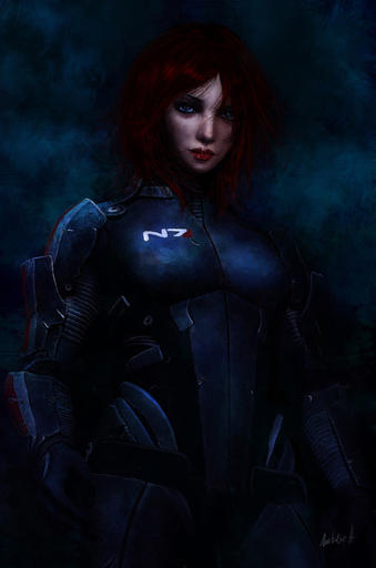 Mass Effect 3 - Госпожа Шепард. Фанарт